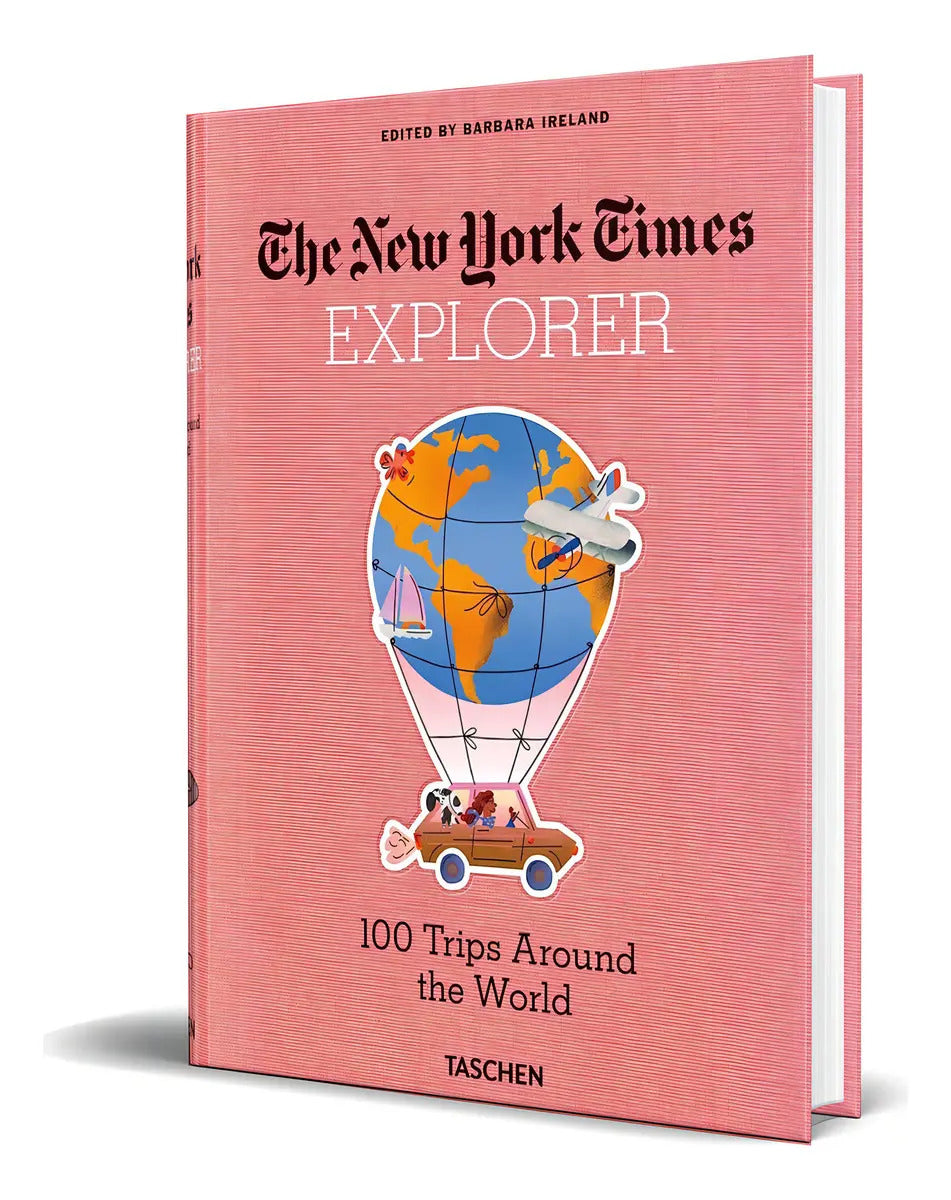 Portada de 100 Trips Around The World, De Barbara Ireland. Editorial Taschen America Llc, Tapa Blanda En Inglés, 2020