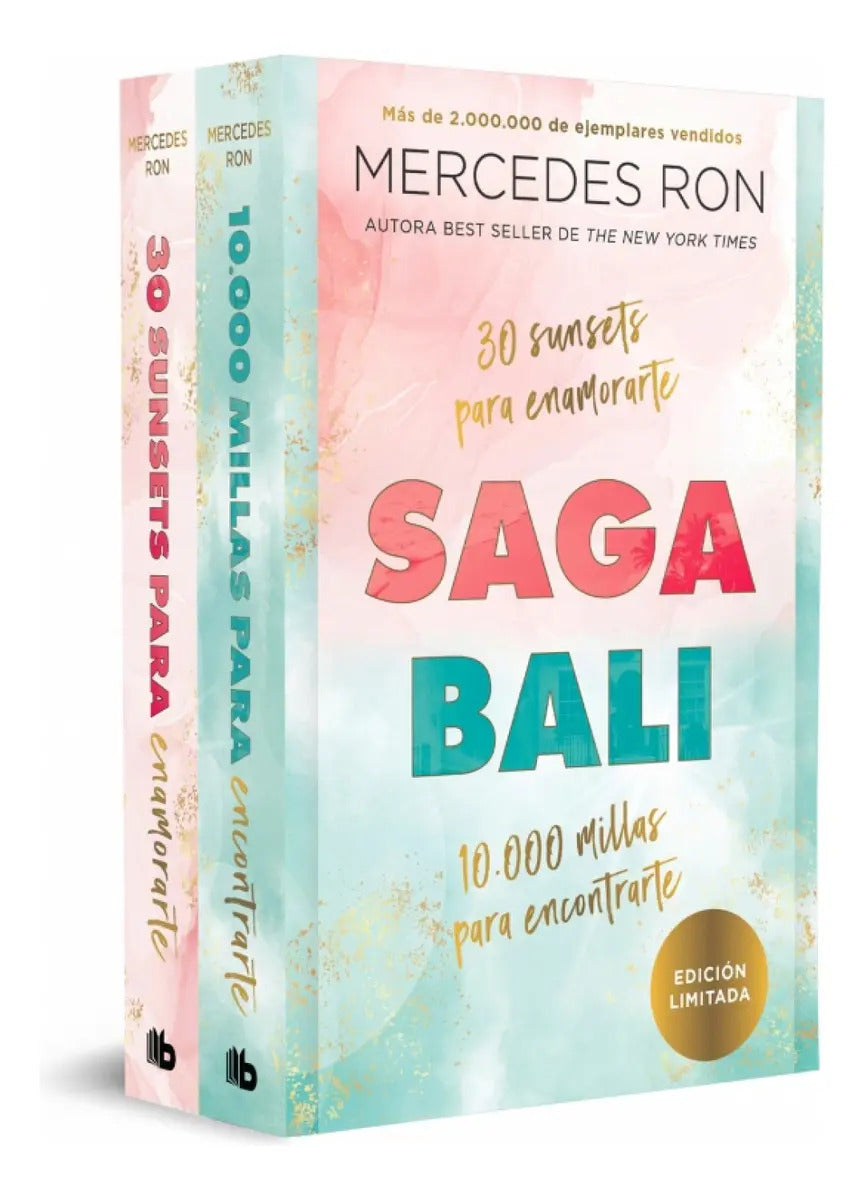 Portada de Pack Biología Bali (contiene: 30 Sunsets Para Enamorarte | 10.000 Millas Para E, De Ron, Mercedes. Editorial B De…