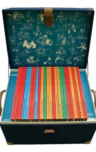 Portada de Libro Las Aventuras De Tintín [ Colección Completa] Original