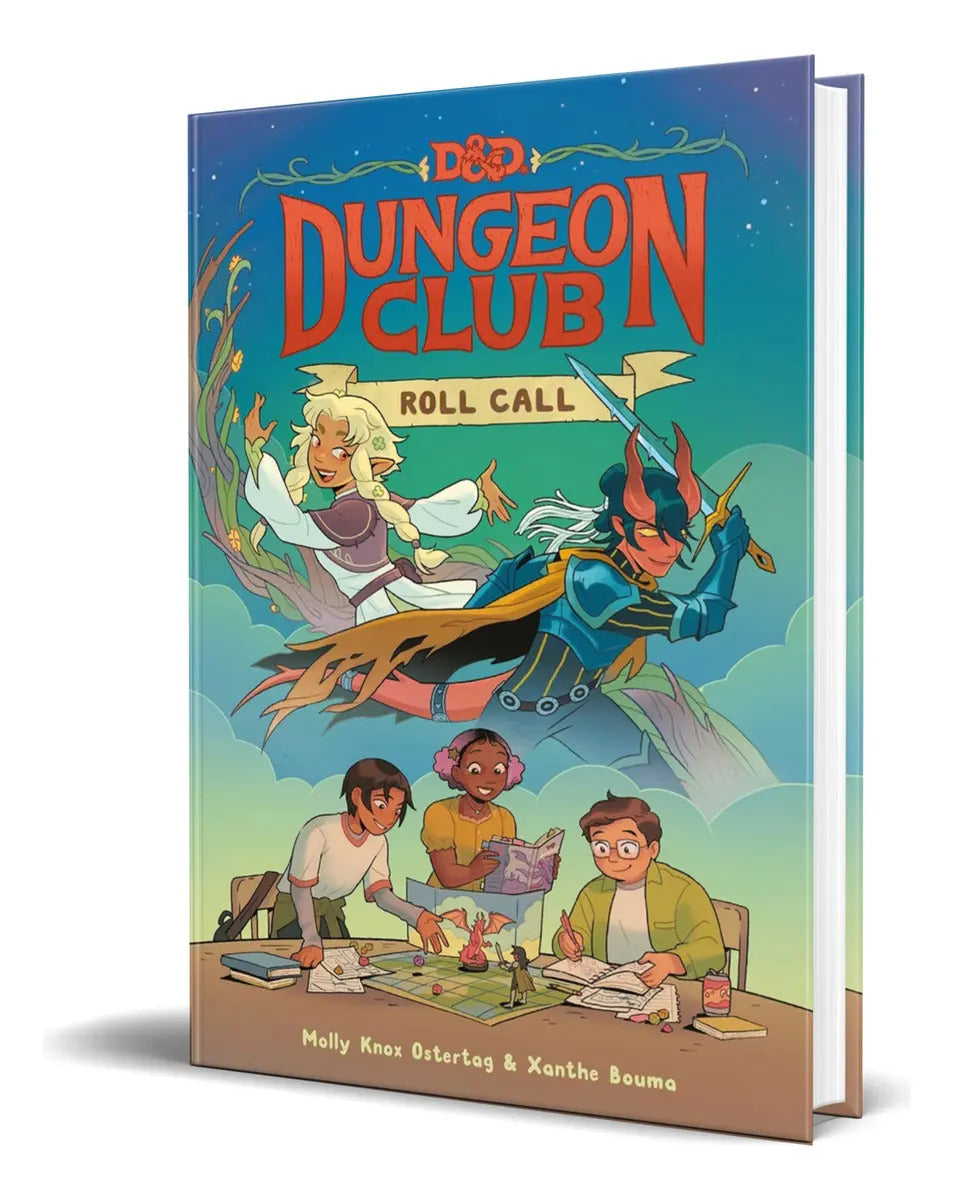 Portada de Libro Dungeons & Dragons [ Roll Call ] Original, De Molly Knox Ostertag. Editorial Farshore, Tapa Dura En Inglés,…
