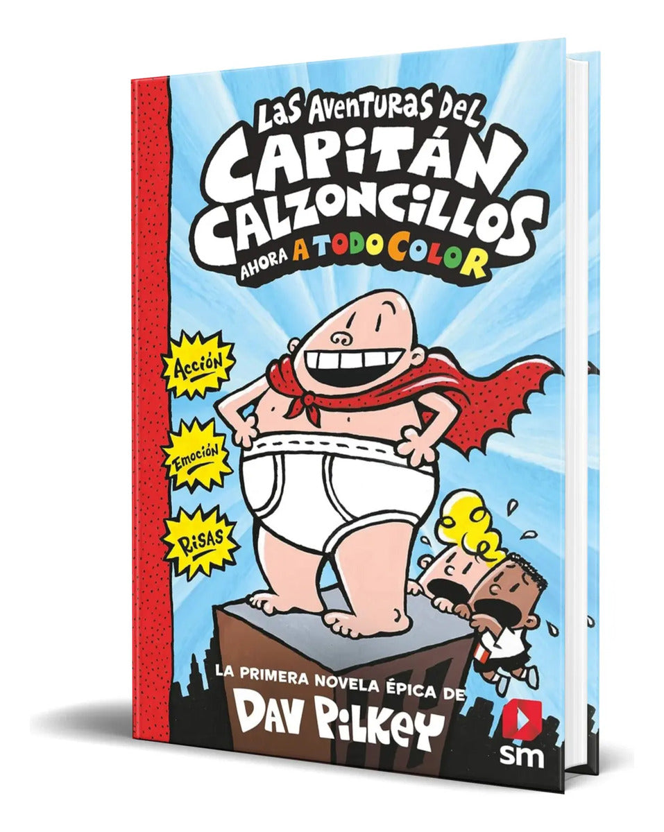 Portada de Libro Las Aventuras Del Capitán Calzoncillos Vol.1 Original