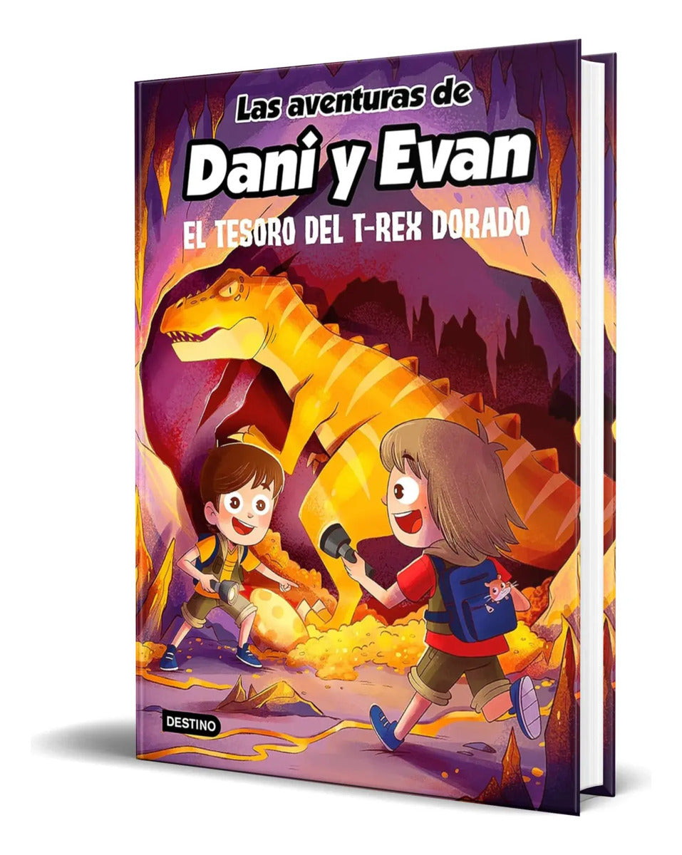 Portada de Las Aventuras De Dani Y Evan 5 [ El Tesoro Del T-rex Dorado]