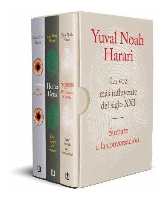 Portada de Libro Estuche Harari [ Yuval Noah Harari ] Original