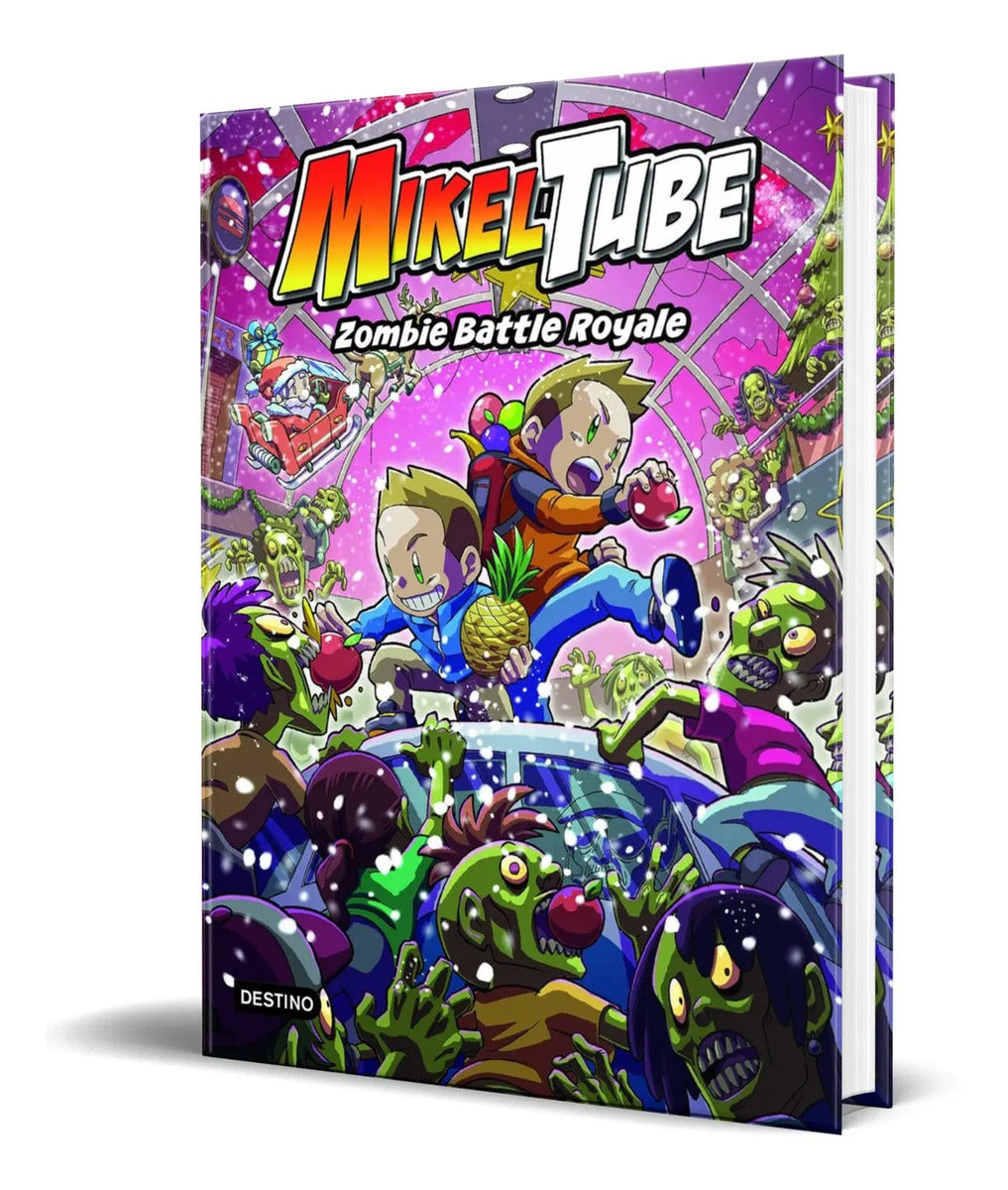 Portada de Libro Mikeltube 3 [ Zombie Battle Royale ] Pasta Dura