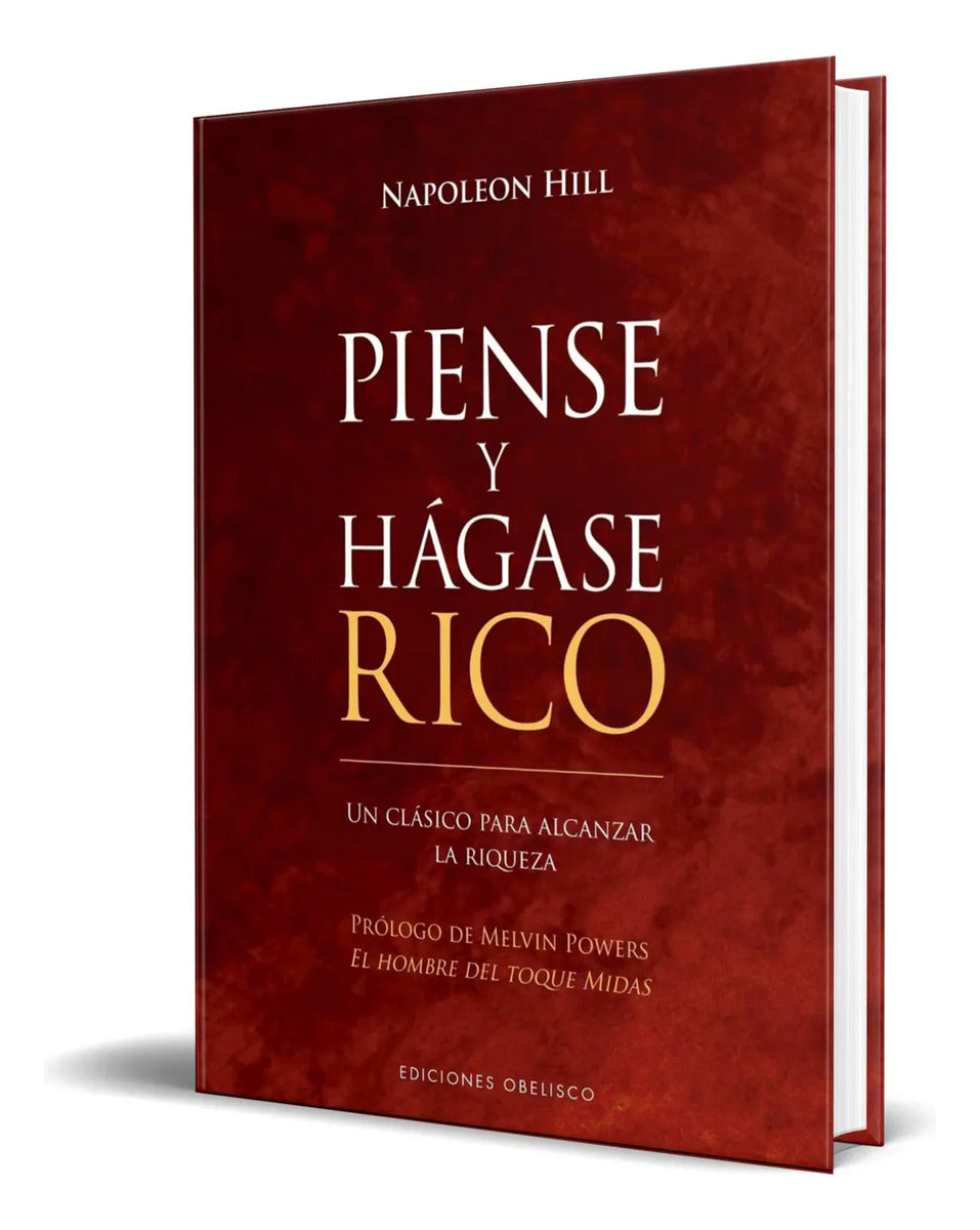 Portada de Libro Piense Y Hágase Rico [ Napoleon Hill ] Original