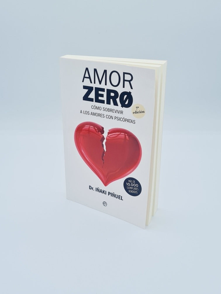 Portada de Libro Amor Zero - Iñaki Piñuel [ Detalles Estéticos] Sellado