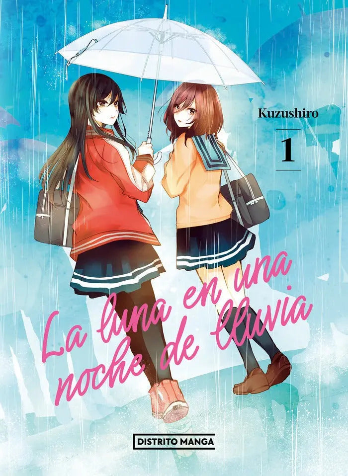 Portada de La Luna En Una Noche De Lluvia 1, De Kuzushiro. Editorial Distrito Manga En Español