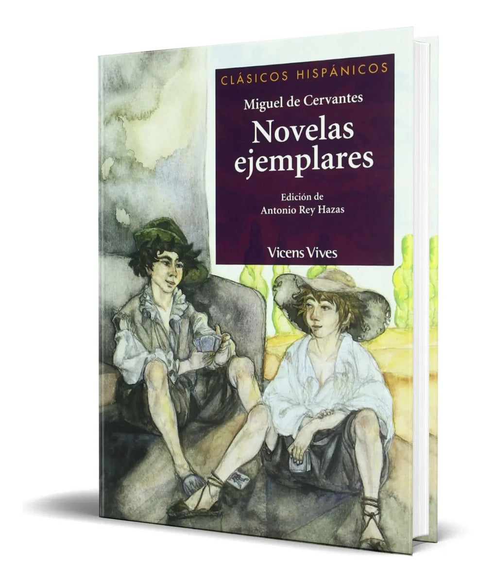Portada de Libro Novelas Ejemplares [ Miguel De Cervantes ] Original