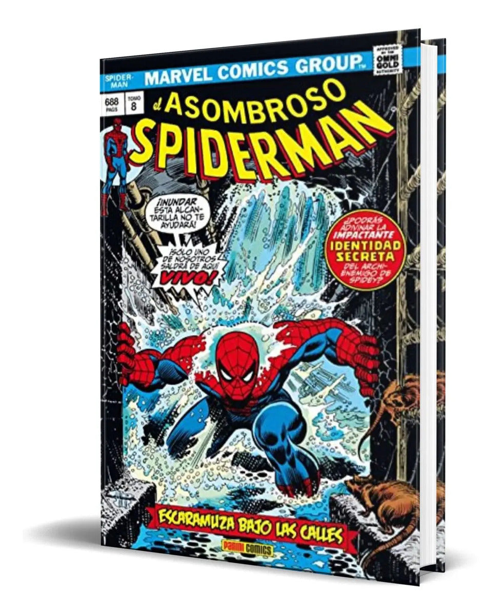 Portada de Libro El Asombroso Spiderman 8 [ Escaramuza Bajo Las Calles]