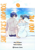 Portada de She Likes Homos, Not Me Nº 03/03, De Asahara, Naoto; Hirahara, Akira., Vol. 1. Editorial Comics Mexico, Tapa Past…