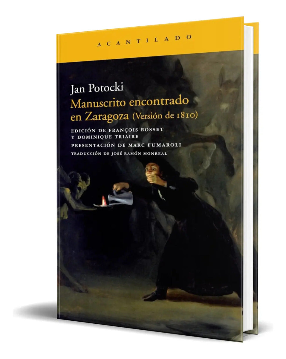 Portada de Libro Manuscrito Encontrado En Zaragoza [ Original ]