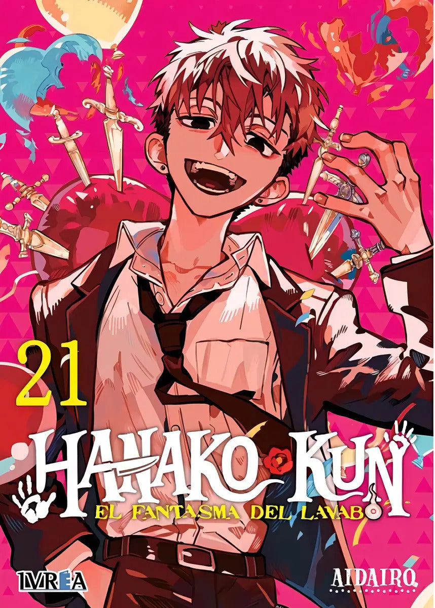 Portada de Libro Hanako-kun Vol.21 [ El Fantasma Del Lavabo ] Original, De Aidairo., Vol. 21. Editorial Editorial Ivrea, Tap…