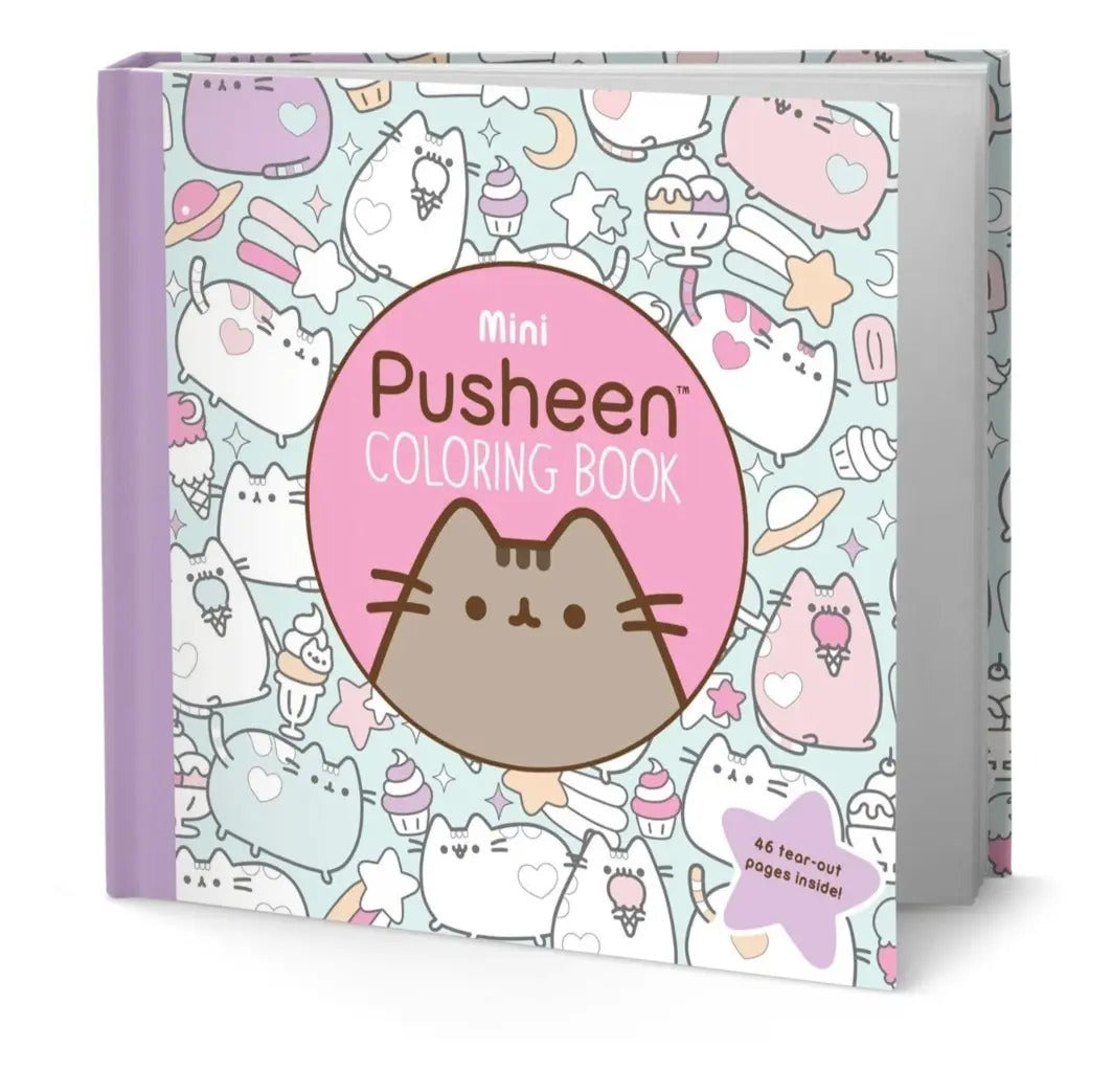 Portada de Libro Para Colorear De Gato Pusheen [ Original ]