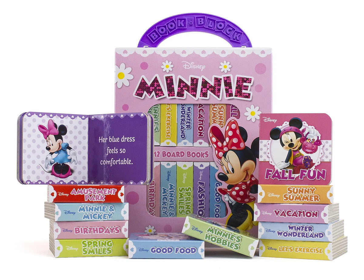 Portada de Libro Disney Minnie Mouse [ 12 Board Books ] Original