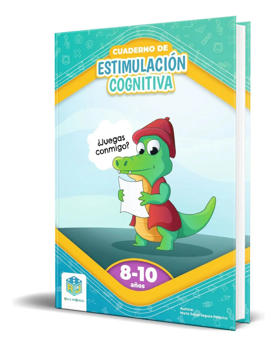 Portada de Libro Cuaderno De Estimulacion Cognitiva [ 8 A 10 Años ]