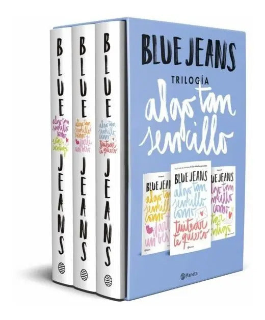Portada de Pack Estuche Algo Tan Sencillo [ Blue Jeans ] Original