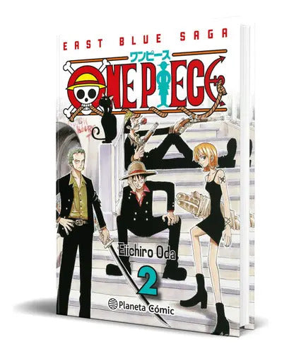 Portada de One Piece Vol. 2, De Eiichiro Oda. Editorial Planeta Cómic, Tapa Blanda En Español, 2023