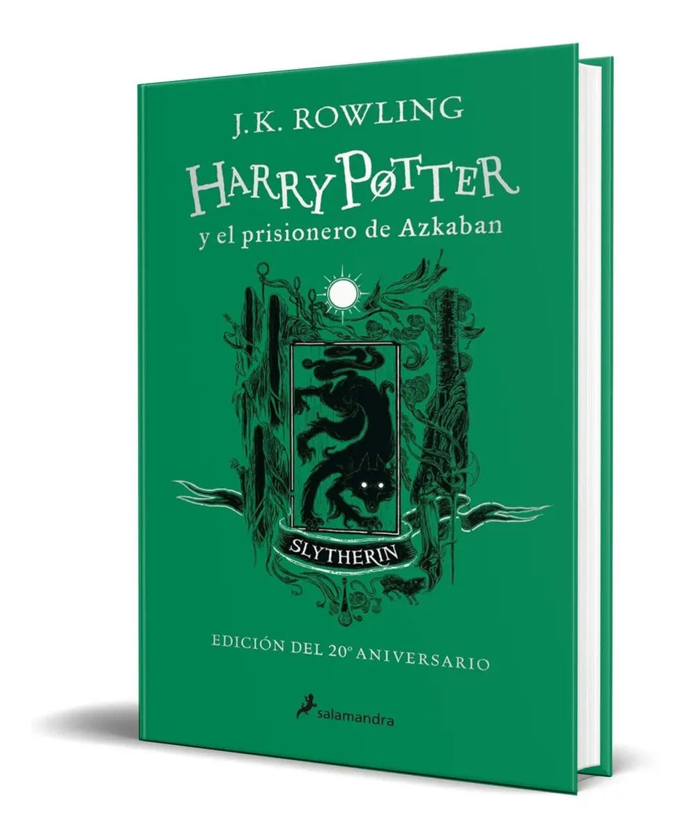 Portada de Harry Potter El Prisionero De Azkaban Slytherin Pasta Dura