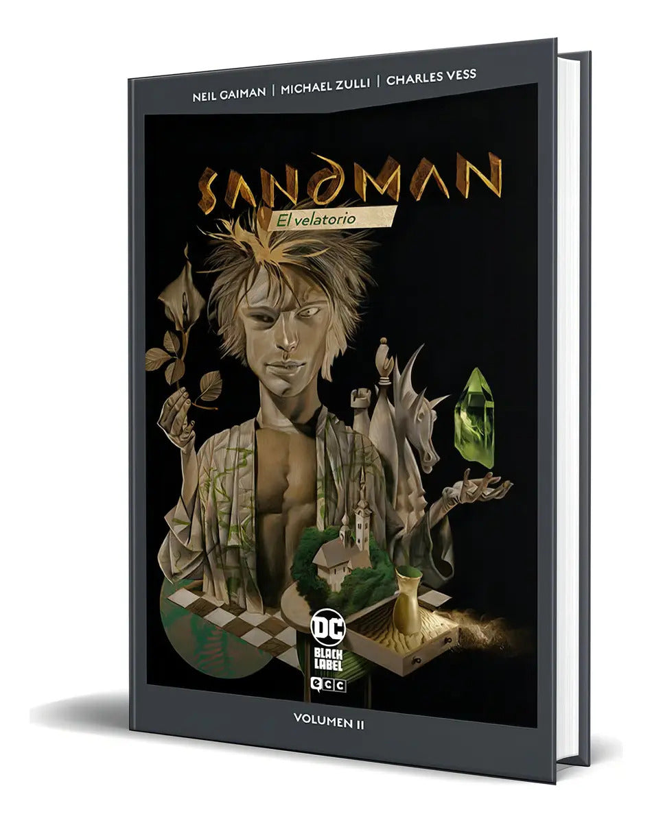 Portada de Libro Sandman Vol.11 [ El Velatorio ] Original, De Neil Gaiman. Editorial Ecc Ediciones, Tapa Dura En Español, 20…