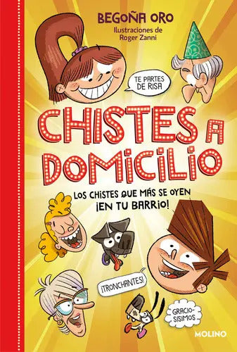Portada de Misterios A Domicilio - Chistes A Domicilio, De Begoña Oro. Editorial Molino,editorial, Tapa Dura En Español