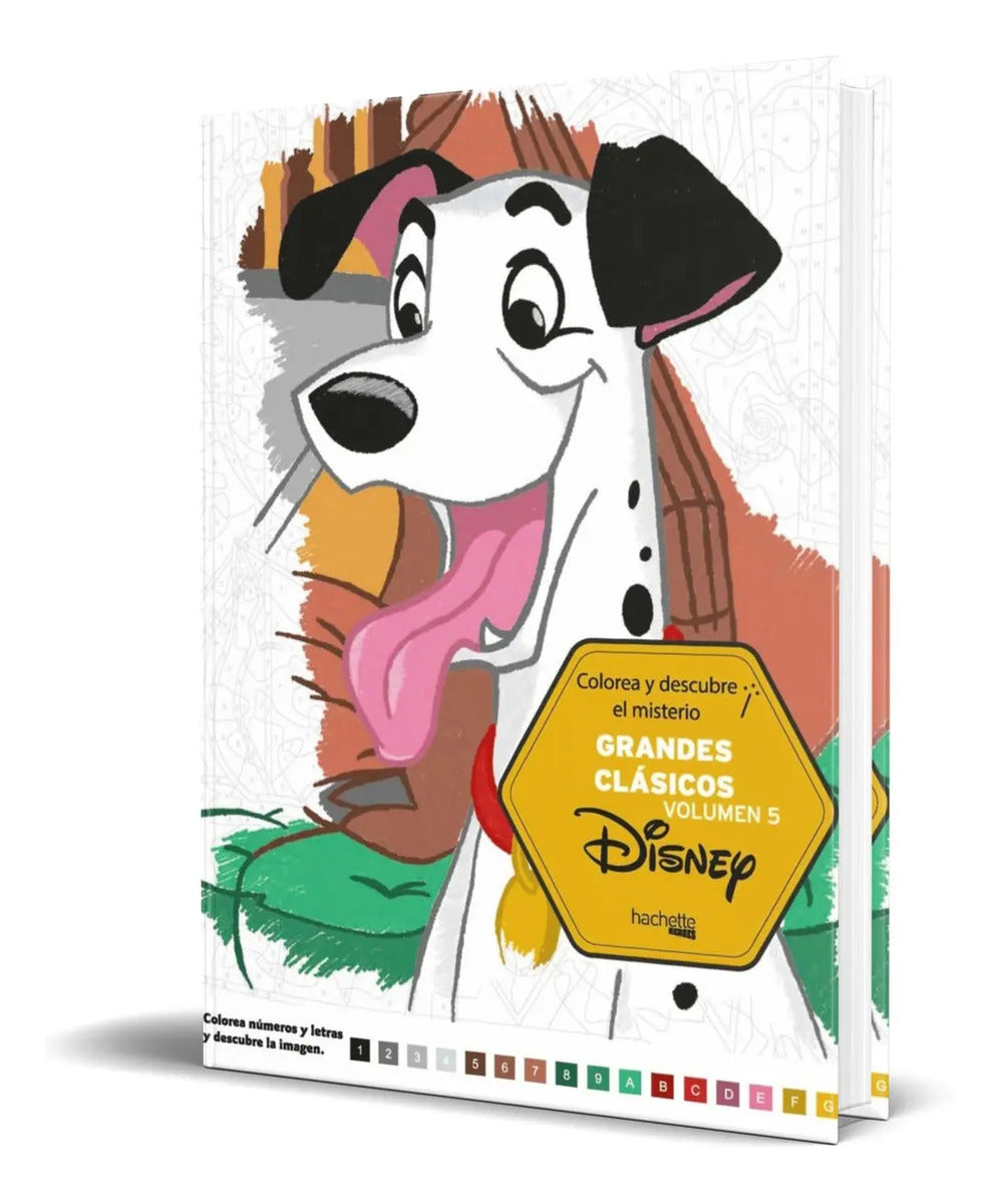 Portada de Libro Colorea Y Descubre El Misterio [ Clasicos Disney ] 5