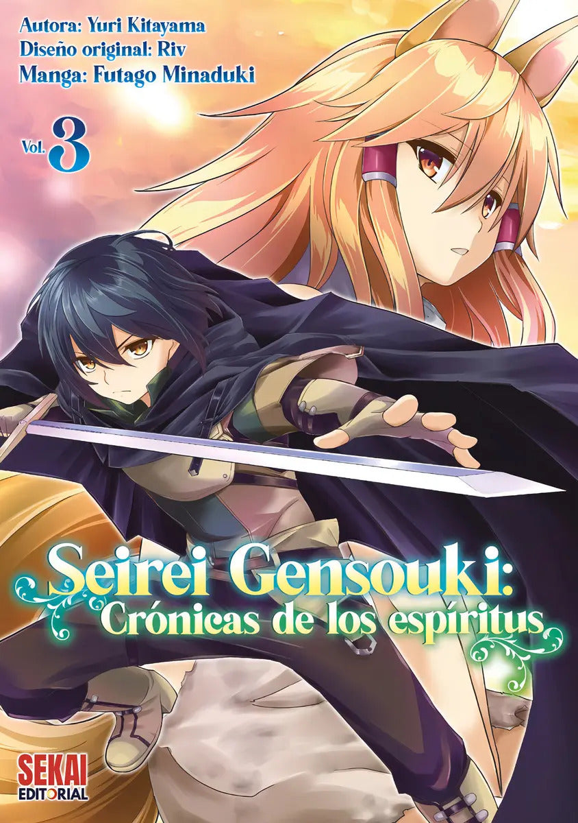 Portada de Libro Seirei Gensouki Manga Vol 3 - Kitayama, Yuri