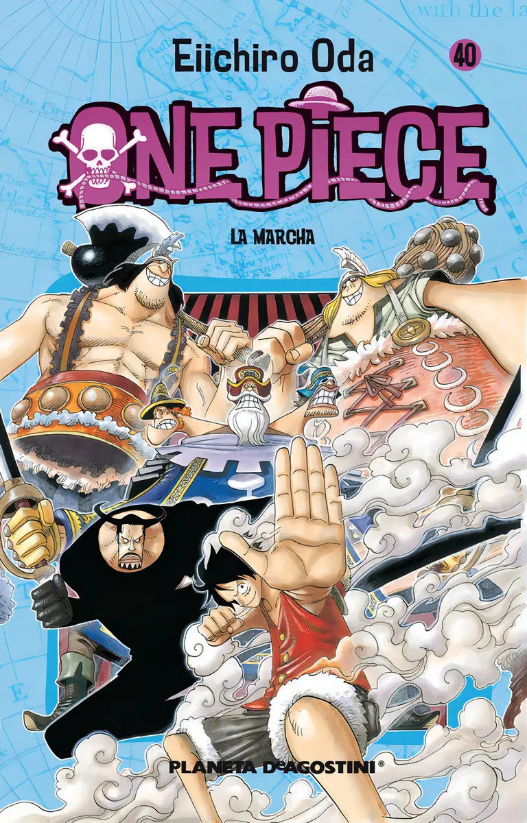 Portada de One Piece 40, La Marcha - Eiichiro Oda