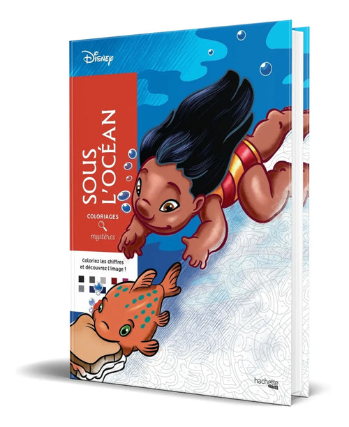 Portada de Colorea Y Descubre El Misterio [ Océano ] Disney Original