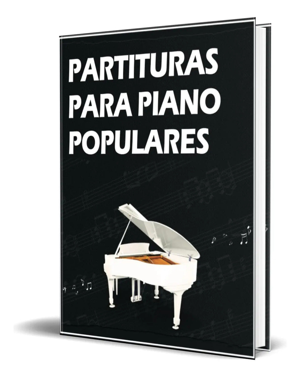 Portada de Libro Partituras Para Piano Populares [ Original ]