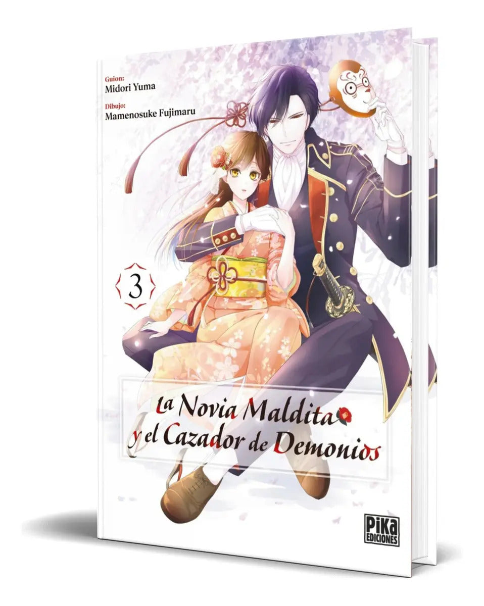 Portada de La Novia Maldita Y El Cazador De Demonios Vol.3, De Yuma Midori. Editorial Pika Ediciones, Tapa Blanda En Español…