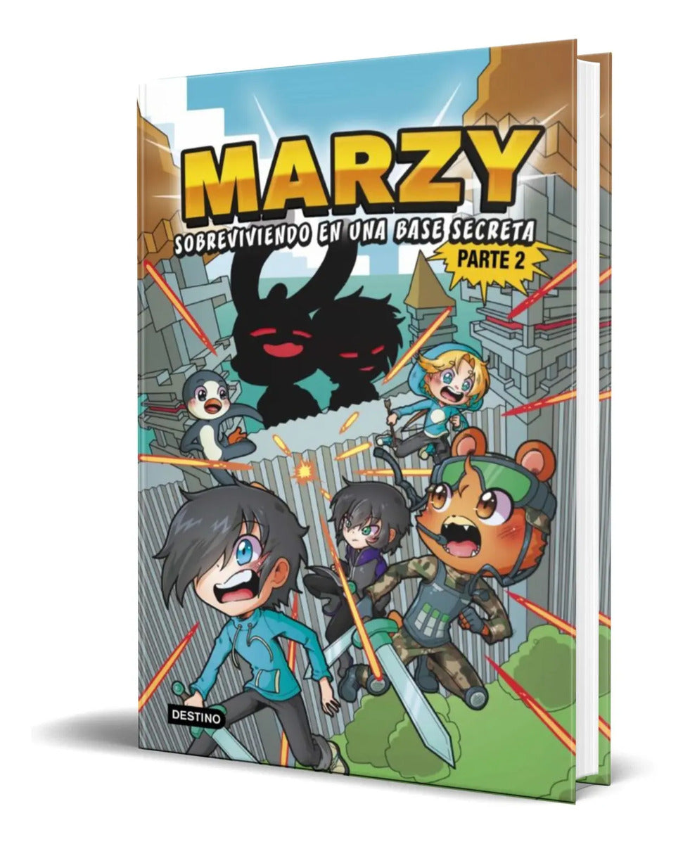 Portada de Libro Marzy 3 Sobreviviendo En Una Base Secreta Pasta Dura