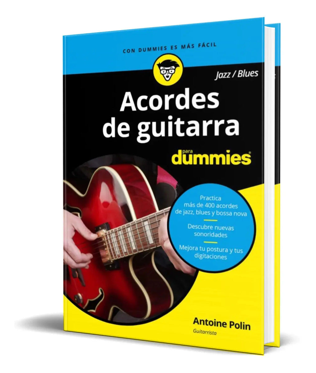 Portada de Libro Acordes De Guitarra Blues [ Antoine Polin ] Original