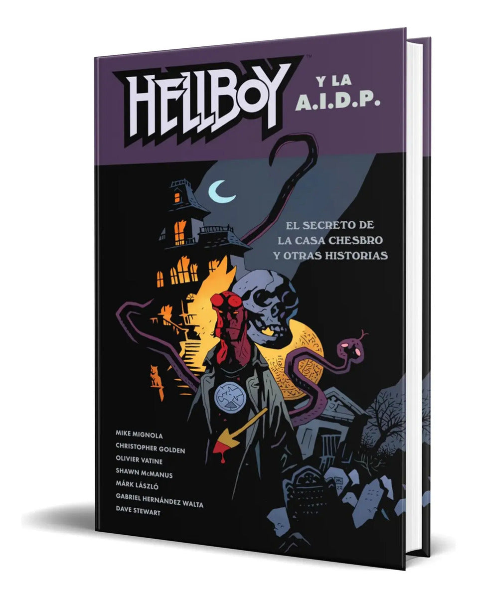 Portada de Libro Hellboy Y La Aidp [ Pasta Dura ] Original