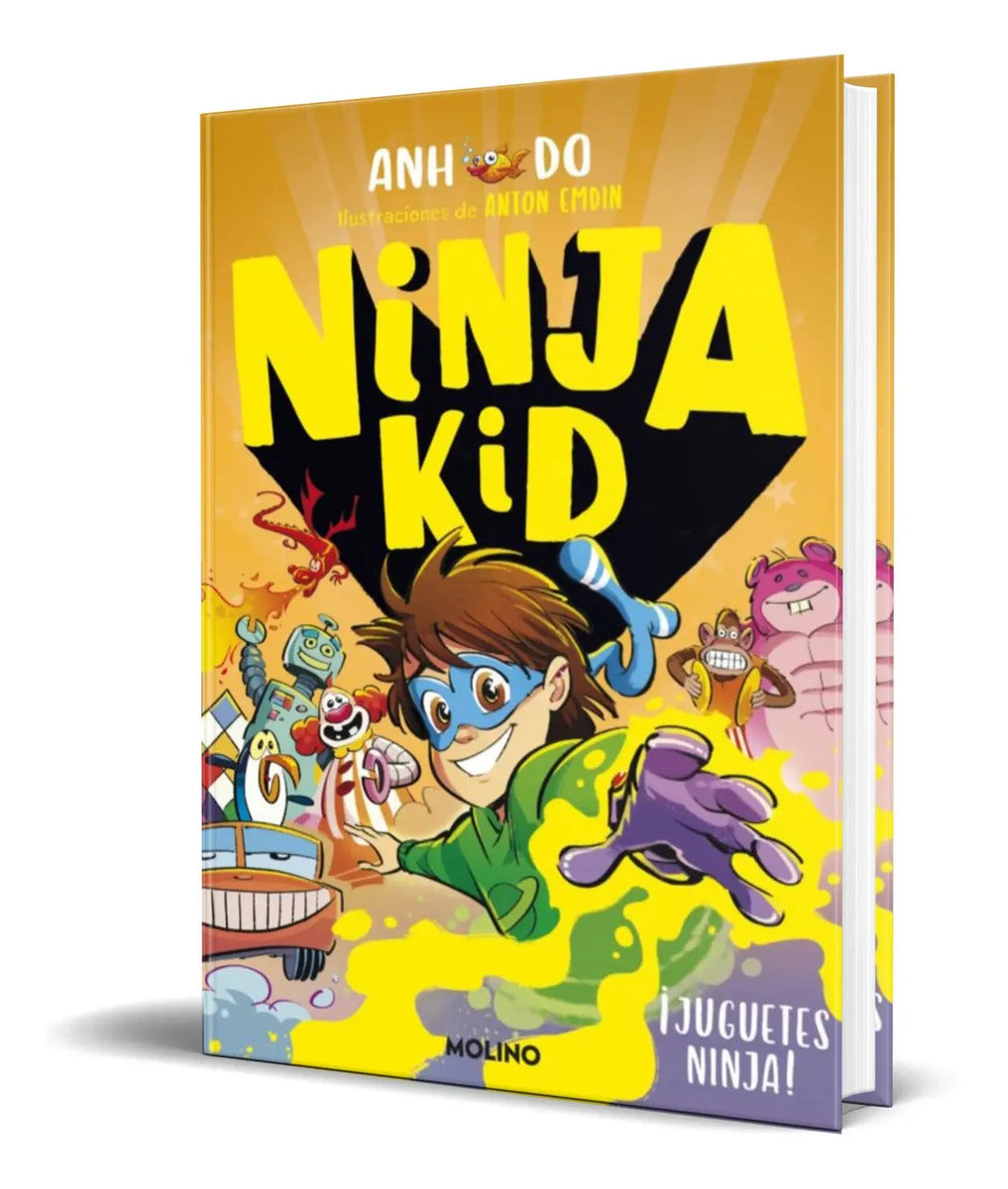 Portada de Libro Ninja Kid 7 [ Juguetes Ninja ] Original