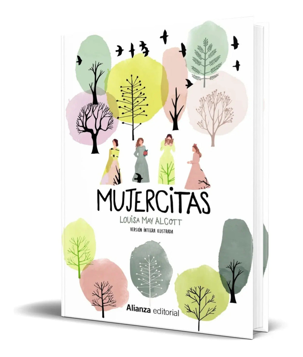 Portada de Libro Mujercitas [ Versión Íntegra Ilustrada ] Pasta Dura