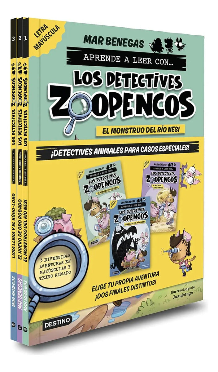 Portada de Pack Aprende A Leer Con...los Detectives Zoopencos Original