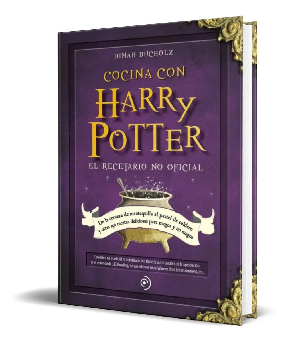 Portada de Libro Cocina Con Harry Potter [ Dinah Bucholz ] Original
