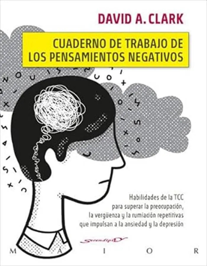 Portada de Libro Cuaderno De Trabajo De Los Pensamientos Negativos