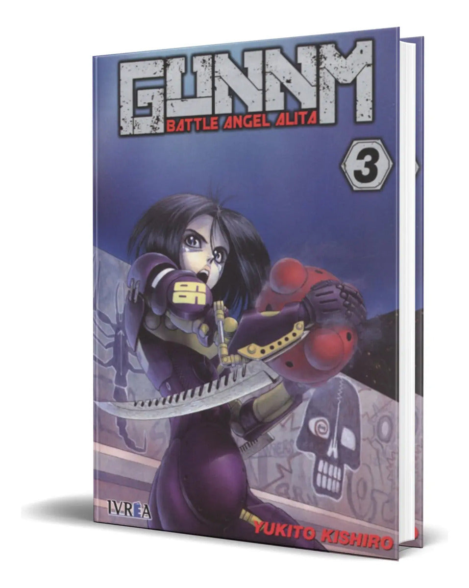 Portada de Cómic Gunnm Vol.3 [ Battle Angel Alita ] Español