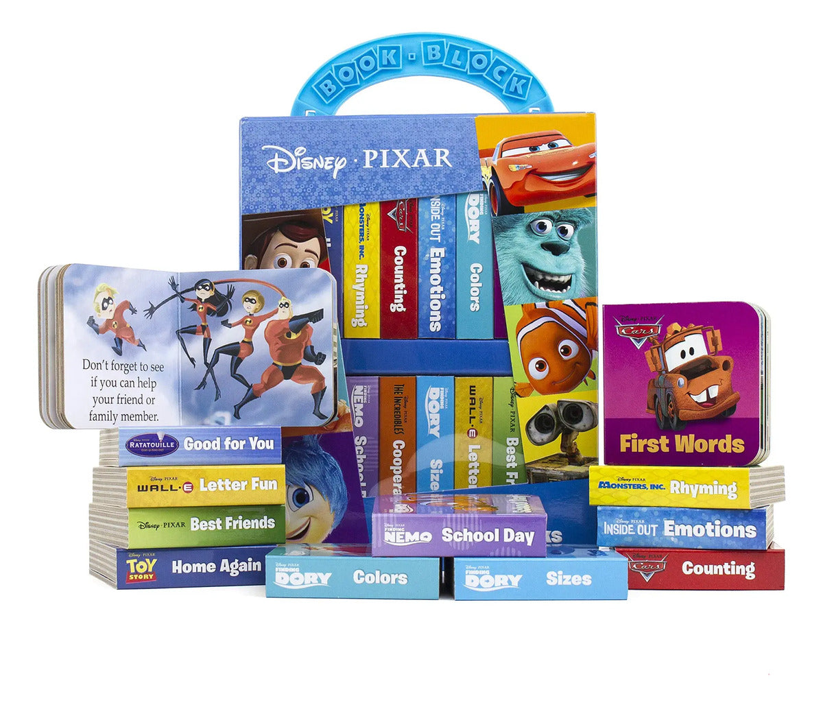 Portada de Pack Disney Pixar [ 12 Board Books ] Original