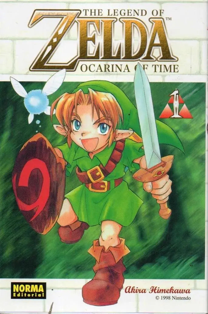 Portada de The Legend Of Zelda Ocarina Of Time 1 Akira Himekawa