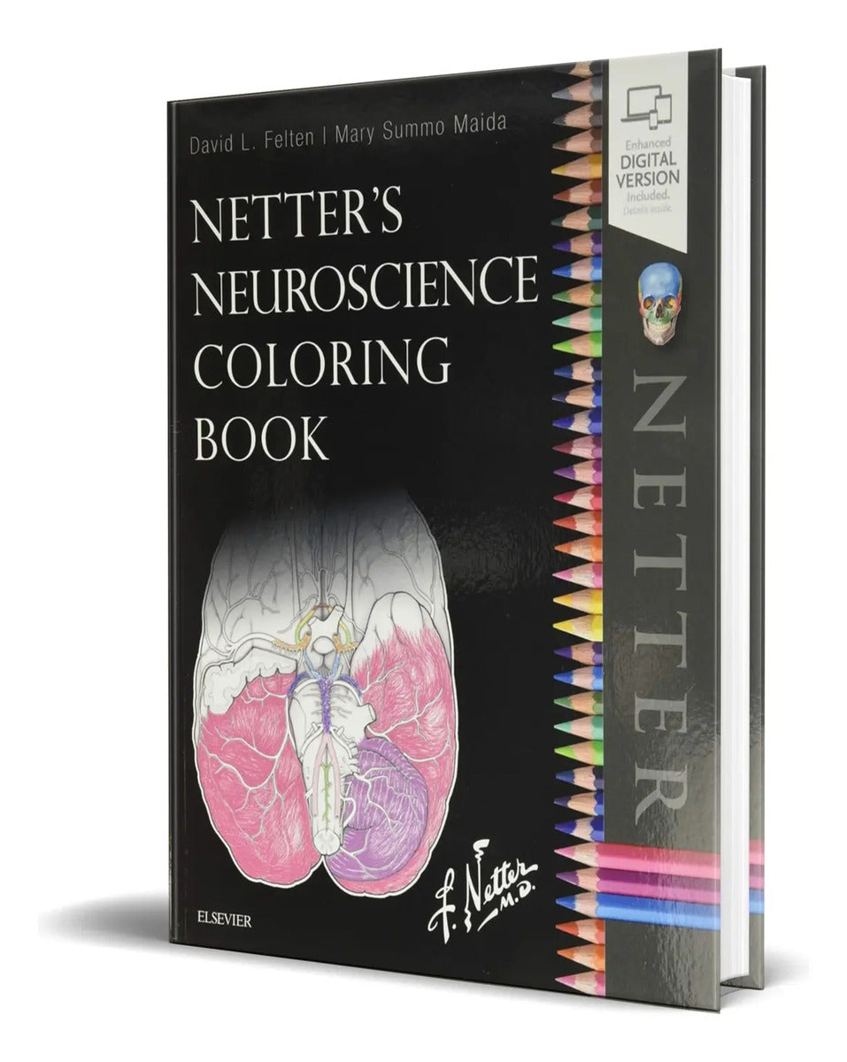 Portada de Libro Netter's Neuroscience Coloring Book [ Original ]