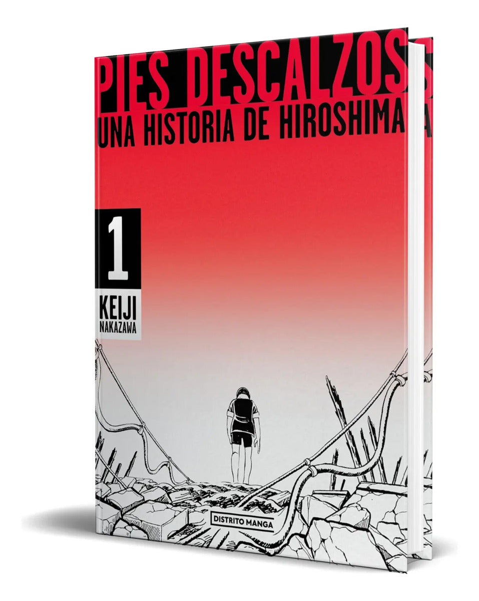 Portada de Libro Pies Descalzos Vol.1 [ Una Historia De Hiroshima ]
