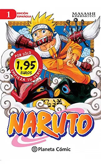 Portada de Libro Cómic Manga Naruto Tomo 1 En Español Licencia Oficial