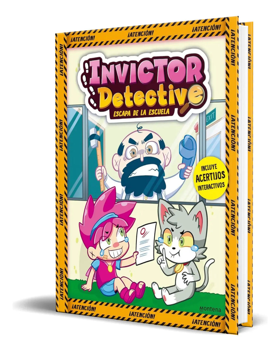 Portada de Libro Invictor Detective Escapa De La Escuela [ Original ]