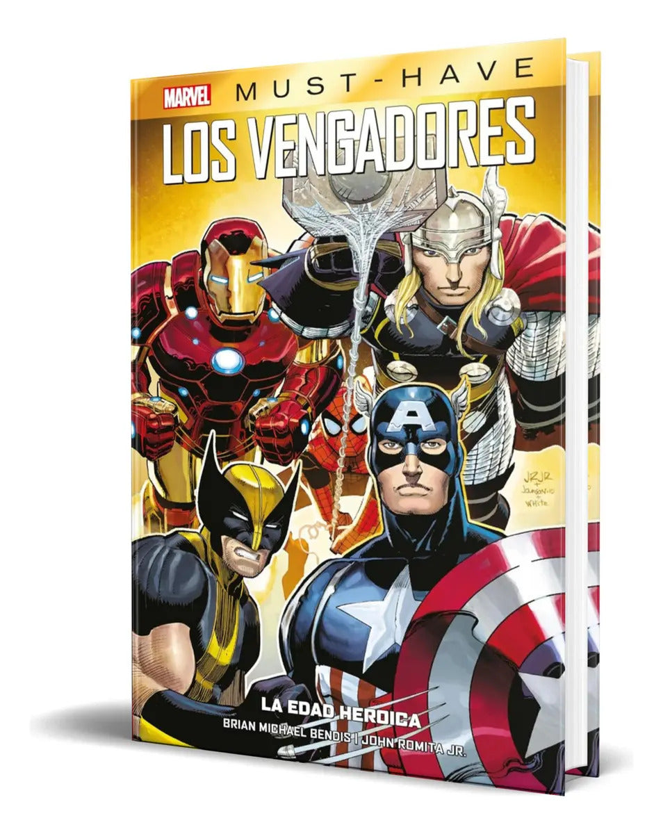 Portada de Libro Marvel Must-have [ Los Vengadores ] Original, De Brian Michael Bendis. Editorial Panini Marvel Exclusiva, T…