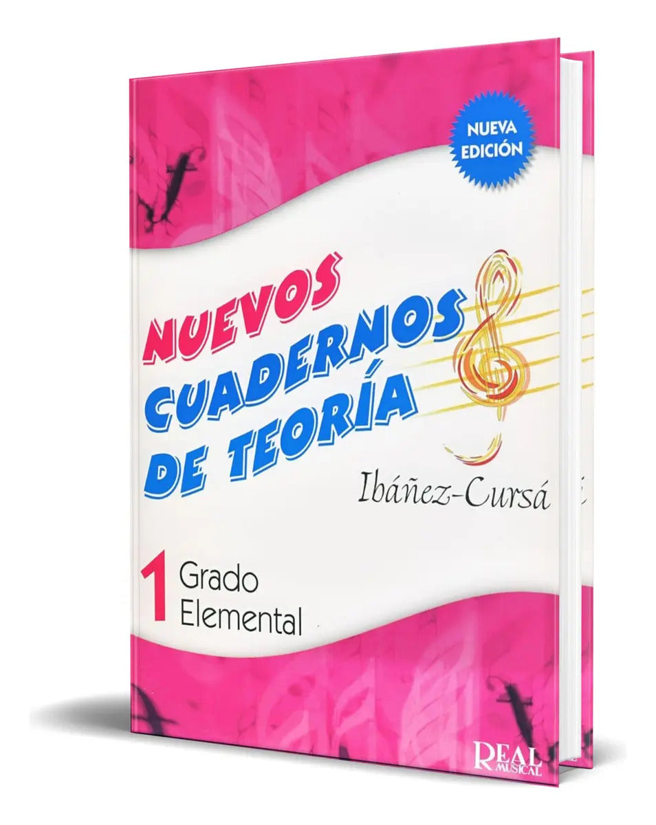Portada de Libro Nuevos Cuadernos De Teoria Vol.1 [ Original ], De Dionisio De Pedro Cursa., Vol. 1. Editorial Real Musical,…
