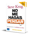 Portada de Libro No Me Hagas Pensar [ Steve Krug ] Original