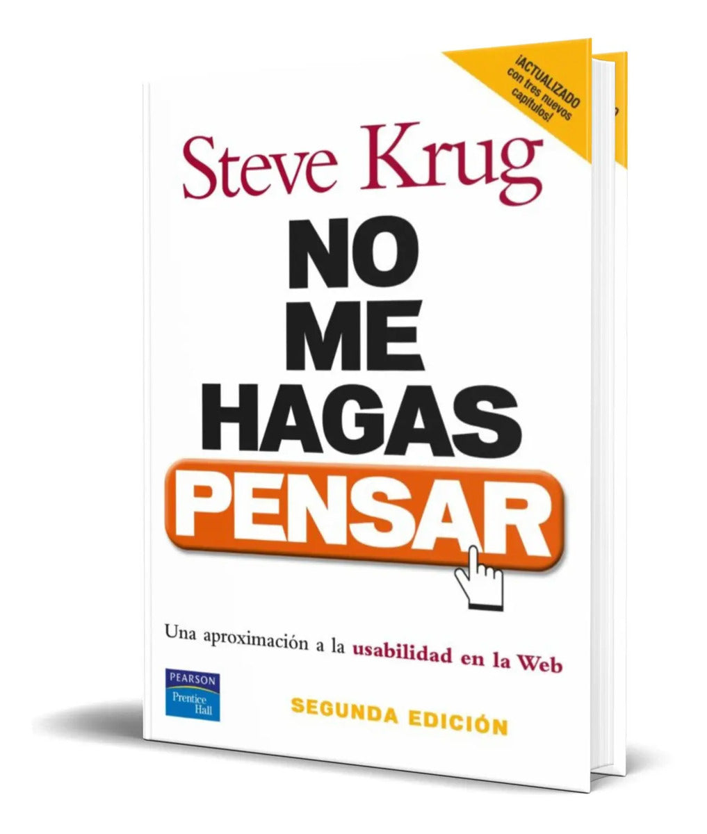 Portada de Libro No Me Hagas Pensar [ Steve Krug ] Original