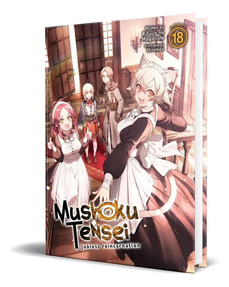Portada de Libro Mushoku Tensei Vol.18 [ Rifujin Na Magonot ] Original